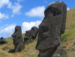 Patung Moai Keajaiban Megah dari Pulau Paskah