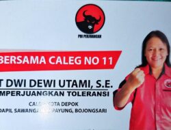 Janji Caleg DPRD kota Depok dapil 6 Fraksi PDIP MT. Dwi Dewi Utami, S. E