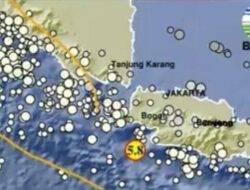 Gempa Bumi tadi malam dengan kekuatan M 5.7 Bayah banten terasa hingga Jakarta, tak berpotensi TSUNAMI