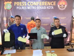 Sat Reskrim Polres Metro Bekasi Kota Tangkap Pelaku Pencurian