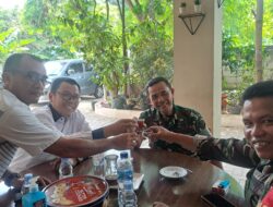 Keakraban Koramil 02 Pondok Gede dengan Rakyat, ‘Ngopi Bareng ‘ di Cafe Kobarin Rindang Indonesia