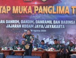 Paglima TNI Tatap Muka Bersama Satkowil Jajaran Kodam Jaya, Bahas Ini