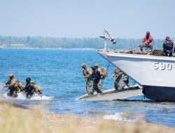 Pasukan Gabungan Multinasional Lakukan Pendaratan Operasi Amfibi Di Pantai Banongan