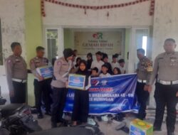 Polantas Polres Kuningan Baksos di Yayasan Gemah Ripah