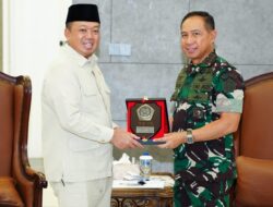 Panglima TNI Terima Kunjungan Menteri ATR/BPN, Bangun Sinergi