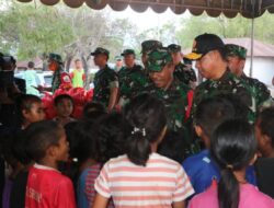 Panglima TNI Tinjau Lokasi Terdampak Erupsi Gunung Lewotobi Laki-Laki di NTT