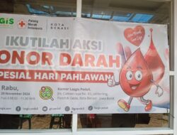 LAZGIS Gelar Aksi Donor Darah Peringati Hari Pahlawan