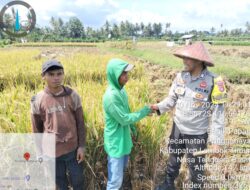 Dukung Asta Cita Presiden Prabowo, Bripka Agus Salim Bantu Petani di Lombok Timur