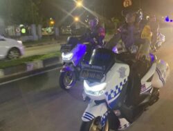 Pantau Situasi Kamtibmas Di Wilayah, Dandim 1710/Mimika Bersama Kapolres Pimpin Patroli Sepeda Motor