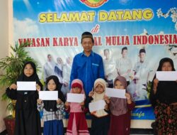 Penghujung Tahun 2024, Yayasan Karya Amal Mulia Adakan Santunan Yatim