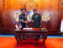 Perkuat Diplomasi Militer, Panglima TNI Terima Courtesy Call Panglima Tentera Malaysia