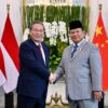 Menhan Sjafrie Dampingi Presiden Prabowo Sambut Premier Li Qiang di Istana