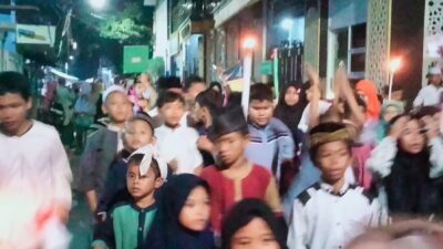 Meriah dan Bermakna! Pengajian Man Jadda Wa Jada Gelar Pawai Obor Sambut Tahun Baru Islam 1447 H