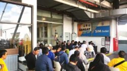 Outlet SIM Techno Mart Karawang Dipadati Warga, Pelayanan Cepat dan Nyaman