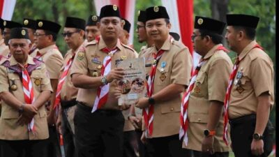 Kabupaten Bekasi Gelar Apel Besar Hari Pramuka ke-64 di Karang Kitri