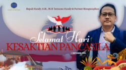 Memperingati Hari Kesaktian Pancasila, Handy S.H., M.H. Ajak Kuatkan Nilai Kebangsaan
