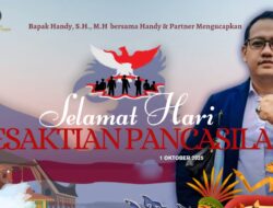 Memperingati Hari Kesaktian Pancasila, Handy S.H., M.H. Ajak Kuatkan Nilai Kebangsaan