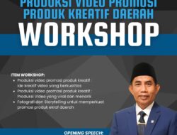 Achmad Daeng Se’re Opening Speech di Workshop Produksi Video Promosi