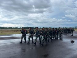 Yonif 501 Kostrad Tiba di Babel, Gelar  Latihan Terintegrasi Kogab TNI