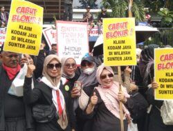 Ribuan Warga Sunter Jaya Geruduk BPN Tuntut Pembukaan Blokir 5.200 Sertifikat Tanah