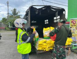 Kodim 1710/Mimika Jual Beras SPHP di Timika,Dukung Program Gerakan Pangan Murah