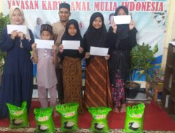 Yayasan Karya Amal Mulia Gelar Santunan Bulanan, Kebahagiaan Terpancar dari Anak-Anak Binaan