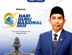 Ucapan Hari Guru dari Anggota DPR RI Achmad Daeng Se’re Soroti Peran Krusial Pendidik Bangun Masa Depan Bangsa