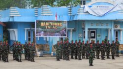 Kodim 1710/Mimika Bersama Satuan TNI AD di Timika Gelar Upacara Tabur Bunga Peringati Hari Juang TNI AD Ke-80 TA 2025