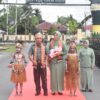 Sambutan Tarian Adat Warnai Kedatangan Dandim 1710/Mimika