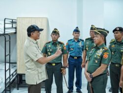 Panglima TNI Bersama Menhan Resmikan Sarpras Dik Pa PK TNI di Kodiklat TNI Serpong