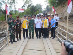 Kasum TNI Kunjungi Lokasi Pembangunan Hunian Sementara di Desa Napa Tapanuli Selatan