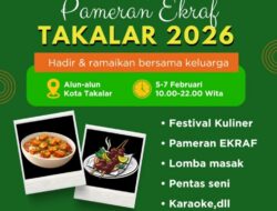 Festival Kuliner dan Pameran Ekraf Takalar 2026 Digelar 5–7 Februari