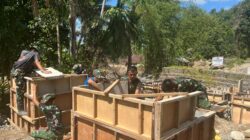 Pulihkan Akses Warga, TNI AD Bangun Jembatan Gantung Perintis Garuda di Padang