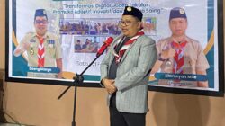 Ketua Mabicab Gerakan Pramuka TAKALAR Daeng Manye Resmi Luncurkan Digitalisasi Gudep