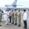 Danlanud Sultan Hasanuddin Sambut dan Hantar Kunjungan Kerja Wamenhan RI di Makassar