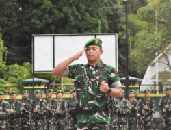 Dandim 1710/Mimika Pimpin Upacara 17-an, Bacakan Amanat Pangdam XVII/Cenderawasih