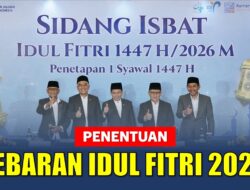 Pemerintah Tetapkan 1 Syawal 1447 H Jatuh pada 21 Maret 2026