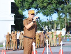 Apel Gabungan Lingkup Pemerintah Kabupaten Takalar, Plt. Inspektur Tekankan Kesiapan Hadapi Pemeriksaan