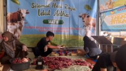 Yayasan Karya Amal Mulia Sembelih Hewan Kurban dengan Penuh Sukacita