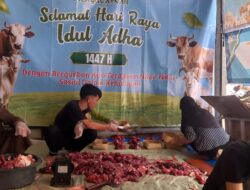 Yayasan Karya Amal Mulia Sembelih Hewan Kurban dengan Penuh Sukacita