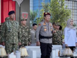 Upacara Penetapan Komponen Cadangan (Komcad) Aparatur Sipil Negara (ASN) Pemprov Sulawesi Selatan