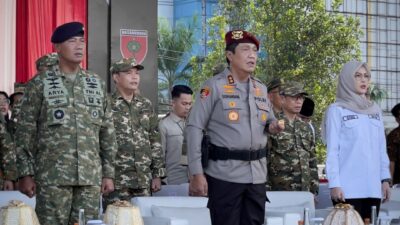 Upacara Penetapan Komponen Cadangan (Komcad) Aparatur Sipil Negara (ASN) Pemprov Sulawesi Selatan