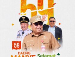 Usia ke 59, Bupati Takalar dan Pengalaman Panjang di Dunia Telekomunikasi Jadi Modal Daeng Manye Bangun Takalar