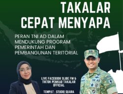Dandim Takalar: TNI AD Hadir Dukung Program Pemerintah dan Pembangunan Daerah