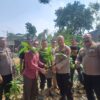 Semangat Merdeka, Polsek Pondok Gede Hijaukan Yayasan Rindang Indonesia