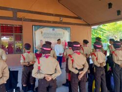 Pramuka UPT SMPN 2 Takalar Siap Ikuti Perkemahan 17 Agustus, Kepala Sekolah Tekankan Kekompakan dan Keteladanan