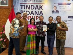 Pendiri Law Institute 98 Apresiasi Peluncuran Buku Tindak Pidana Korupsi Karya Prof. Agus Surono