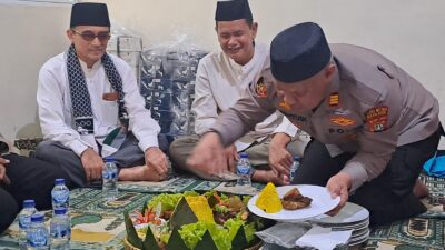 40 Anak Yatim Doakan AKP Wahyudi dalam Amanah Baru sebagai Kapolsek Pondokgede