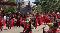 Karnaval Budaya pada Puncak Peringatan HUT ke-81 Republik Indonesia di Perum Mustika Grande Desa Burangkeng