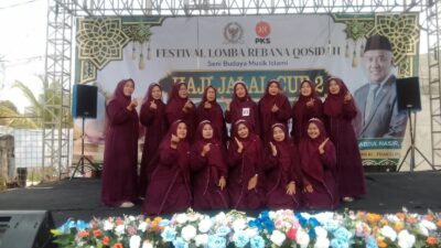 Majelis Taklim Al Muawanah Sindang Mulya Tampil Penuh Semangat di Lomba Rebana Haji Jalal Cup 2026